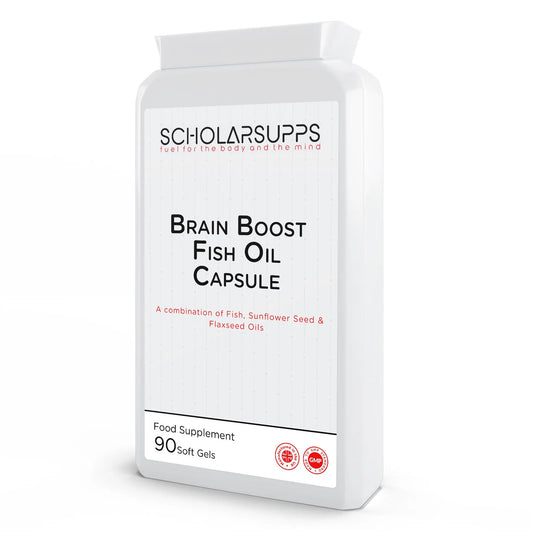 Brain Boost Fish Oil Capsules: 1000mg - 90 Capsules My store